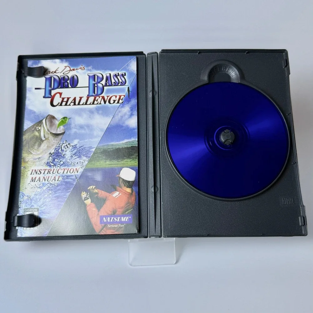 Mark Davis Pro Bass Challenge Sony PlayStation 2 PS2 Natsume CIB Complete‎